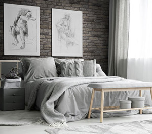 Armorique Gray Bedroom