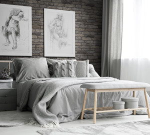 Armorique Gray Bedroom